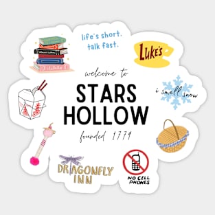 Stars Hollow Sticker